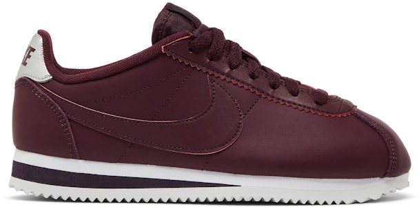 (W) Nike Classic Cortez Kulit 'Night Maroon' 807471-603 Buy (W) Nike Classic Cortez Kulit 'Night Maroon' 807471-603