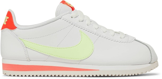 耐吉 Cortez 皮革 阿甘鞋 復古休閒 低幫 跑步鞋 女款 白綠橙 Buy 耐吉 Cortez 皮革 阿甘鞋 復古休閒 低幫 跑步鞋 女款 白綠橙