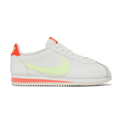 (W) Nike Classic Cortez Leather 'Volt Flash Crimson'