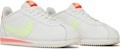 (W) Nike Classic Cortez Leather 'Volt Flash Crimson' Lelaki/Wanita Kasut Popular. 807471-116