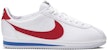 (Wanita) Nike Classic Cortez Kulit 'Putih Merah' 807471-103