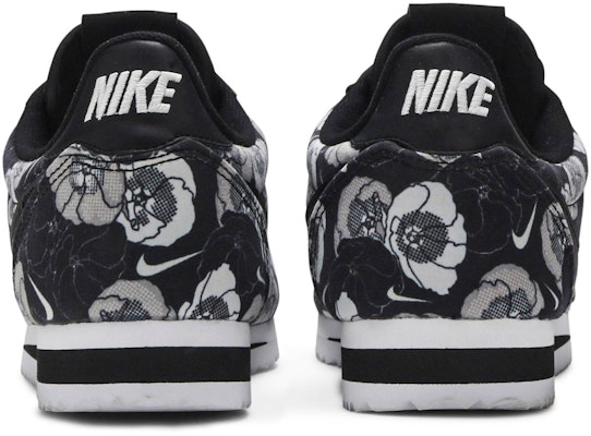 (W) Nike Classic Cortez LX 'Hitam Bunga' AV1338-001 Details for (W) Nike Classic Cortez LX 'Hitam Bunga' AV1338-001
