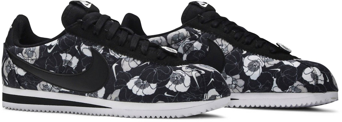 (W) Nike Classic Cortez LX 'Hitam Bunga' AV1338-001 Cheap (W) Nike Classic Cortez LX 'Hitam Bunga' AV1338-001