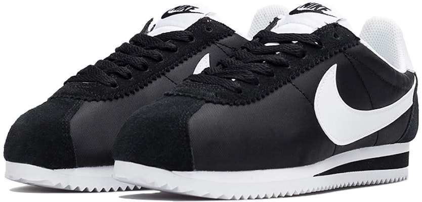(Women) Nike Classic Cortez Nylon 'Black White' 749864-011 Shop (Women) Nike Classic Cortez Nylon 'Black White' 749864-011