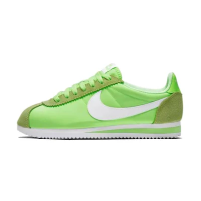 (W) Nike Classic Cortez Nylon Ghost Green
