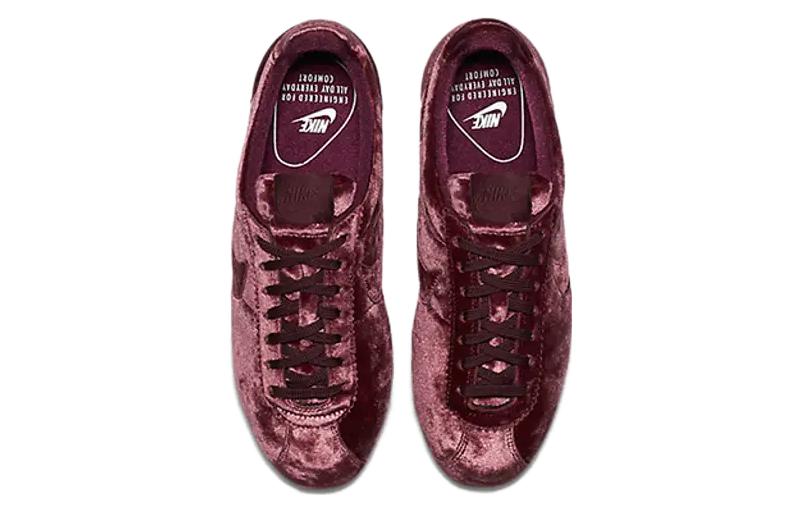 Lookbook Nike經典Cortez豪華版 百搭舒適 防滑耐磨 低筒 運動鞋 女款 栗色