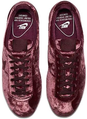 Nike經典Cortez豪華版 百搭舒適 防滑耐磨 低筒 運動鞋 女款 栗色 Lookbook Nike經典Cortez豪華版 百搭舒適 防滑耐磨 低筒 運動鞋 女款 栗色