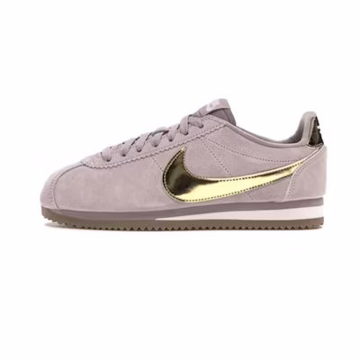 (W) Nike Classic Cortez SE Diffused Taupe Metallic Gold