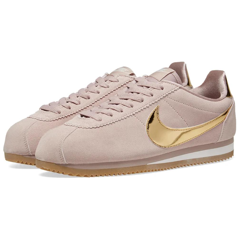 (W) Nike Classic Cortez SE Diffused Taupe Metallic Gold 圖 3