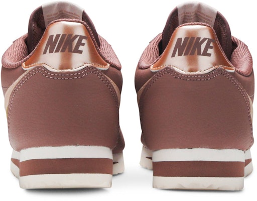 (Women) Nike Classic Cortez Smokey Mauve Metallic Red Bronze AV4618-200 Details for (Women) Nike Classic Cortez Smokey Mauve Metallic Red Bronze AV4618-200