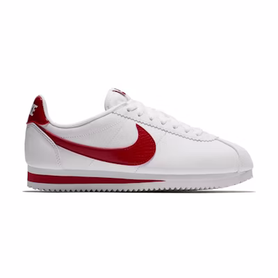 (W) Nike Classic Cortez White Red Crush