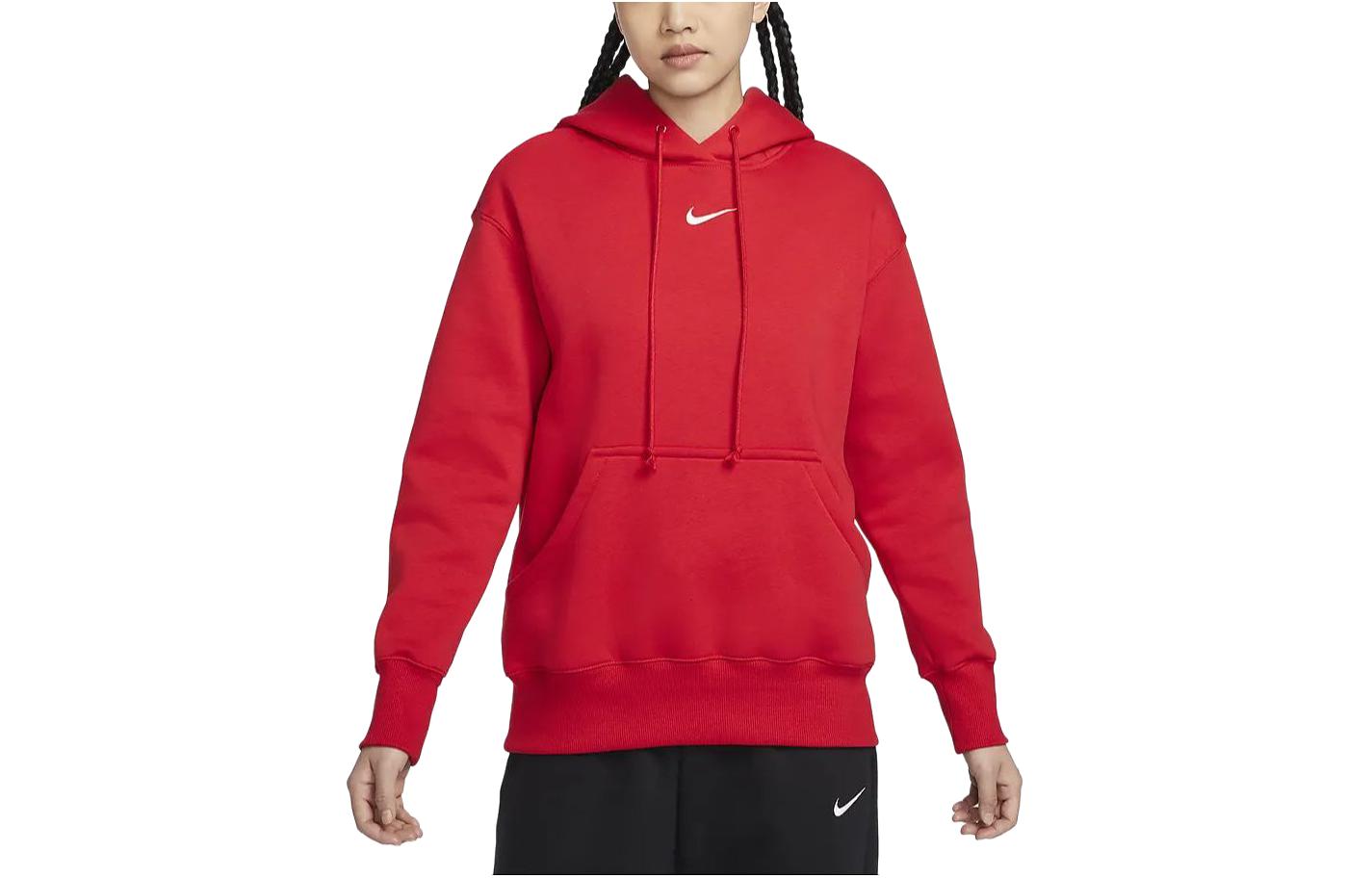 (Women) Nike CNY FW23 Phoenix Fleece Red Hoodie DQ5861-657