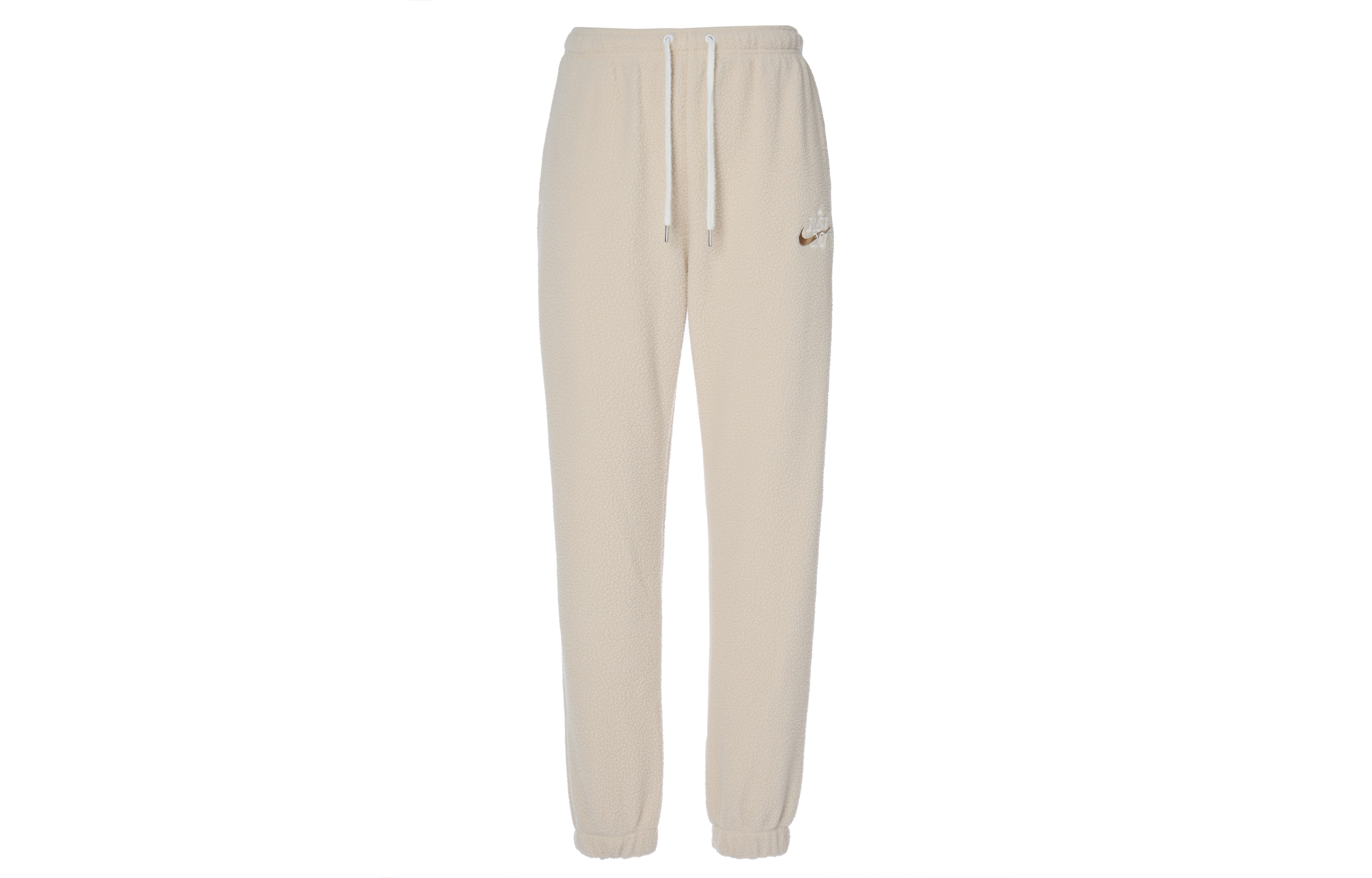 (Women) Nike CNY Solid Logo Drawstring Knit Joggers Khaki. FD4069-126