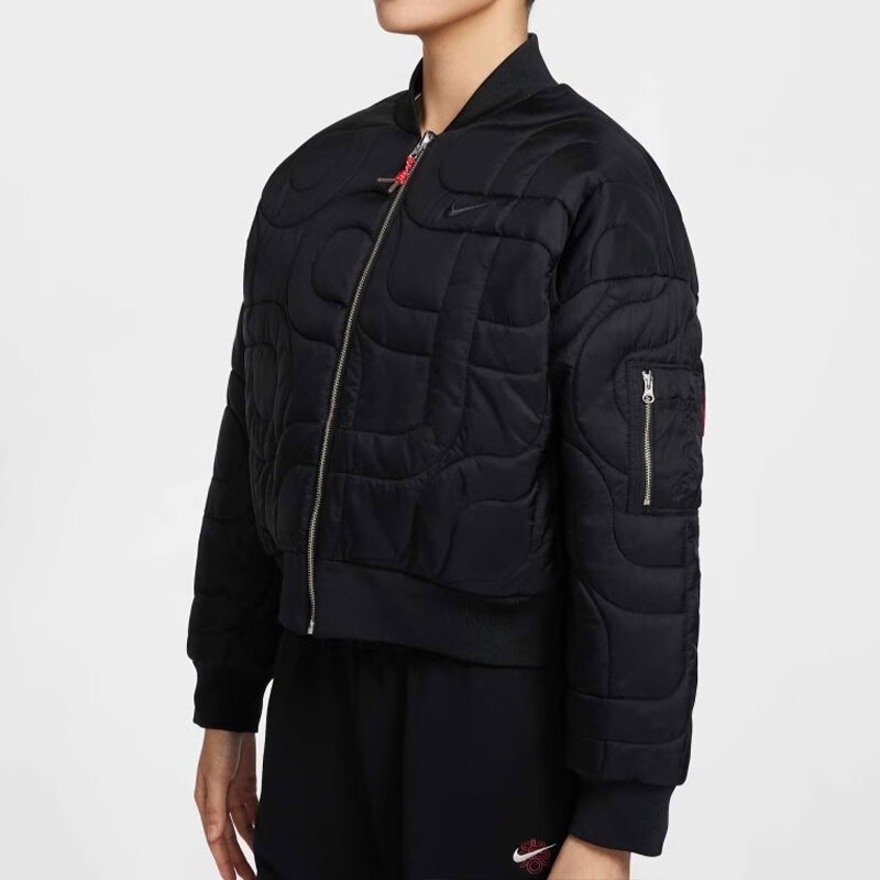 (Women) Nike CNY Year of the Snake Reversible Windproof Jacket Black/Red HV8469-010 圖 5