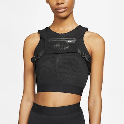 (Women) Nike Collab SERIES 004 3-in-1 Detachable Vest Quick-Dry Black Top. CT1053-010 Shop (Women) Nike Collab SERIES 004 3-in-1 Detachable Vest Quick-Dry Black Top. CT1053-010