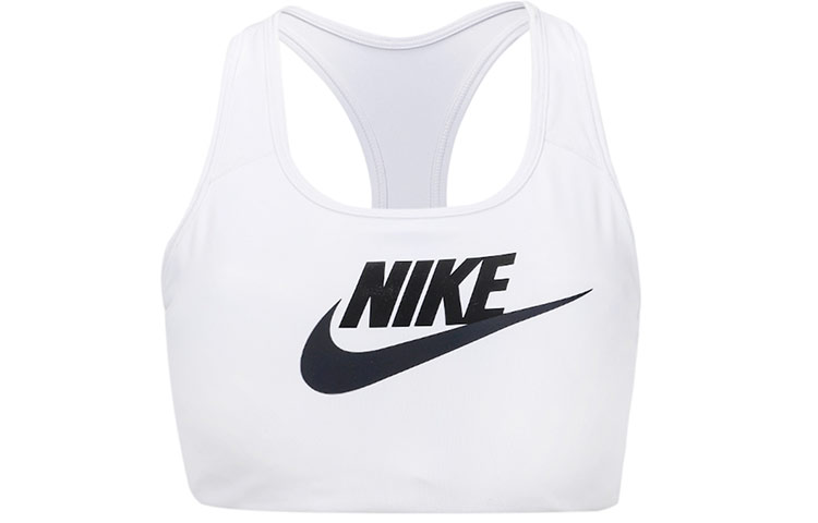 (Women) Nike Contrast Logo Training Running Gym Tank Top White DM0580-100