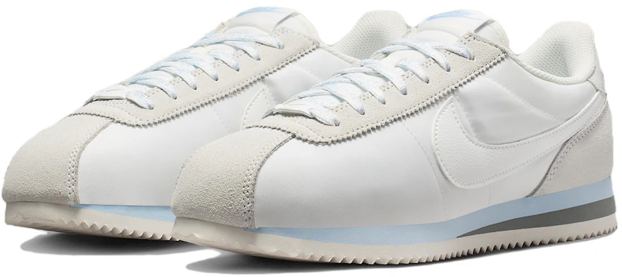 (W) Nike Cortez 'Blanco Summit y Azul Glaciar' HF6410-101 Lookbook (W) Nike Cortez 'Blanco Summit y Azul Glaciar' HF6410-101