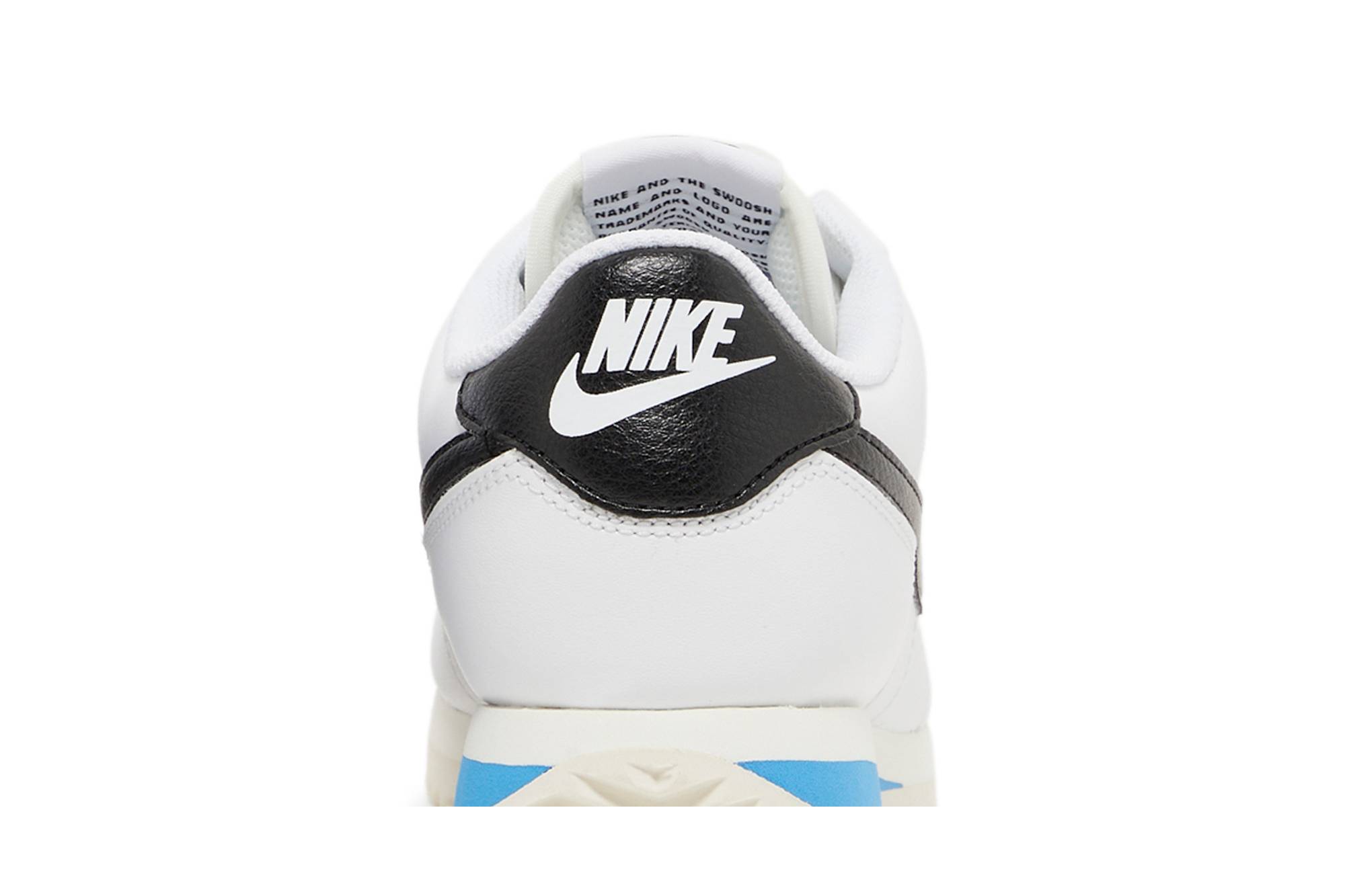 Sizing （女款）Nike Cortez '白色 黑色 淡藍色' DN1791-100