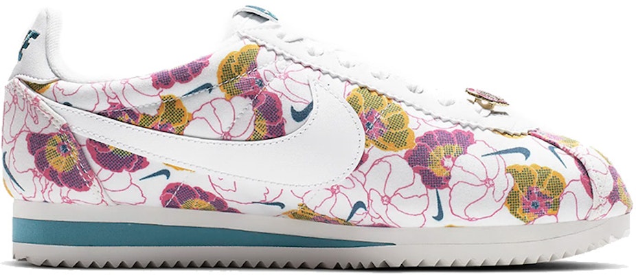 (W) Nike Cortez 'Blanco Floral' AV1338-100 Order (W) Nike Cortez 'Blanco Floral' AV1338-100