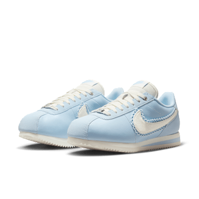 Purchase (W) Nike Cortez Biru Celestine/Pink Cycle/Perak Metalik/Sail IH3574-441