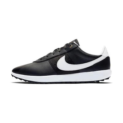(W) Nike Cortez Golf Shoes White/Black