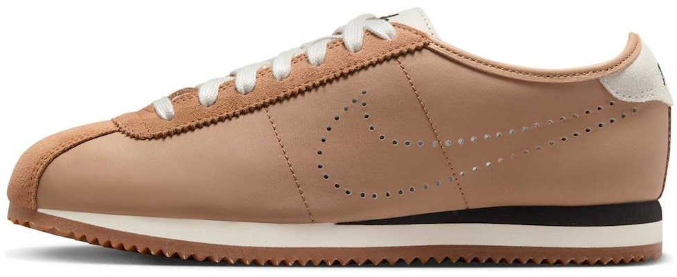 (Women) Nike Cortez Leather 'Pale Shale Perforated Swoosh' HQ1841-200 Buy (Women) Nike Cortez Leather 'Pale Shale Perforated Swoosh' HQ1841-200