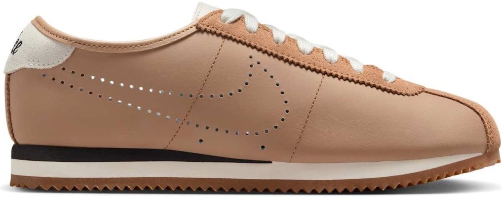 (Women) Nike Cortez Leather 'Pale Shale Perforated Swoosh' HQ1841-200 Order (Women) Nike Cortez Leather 'Pale Shale Perforated Swoosh' HQ1841-200