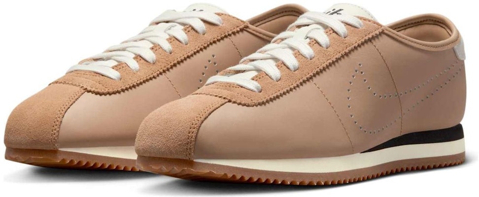(Women) Nike Cortez Leather 'Pale Shale Perforated Swoosh' HQ1841-200 Lookbook (Women) Nike Cortez Leather 'Pale Shale Perforated Swoosh' HQ1841-200