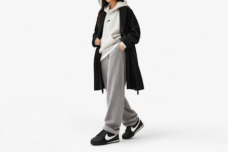 Order (W) Nike Cortez 皮革 黑色/米白色 DN1791-006