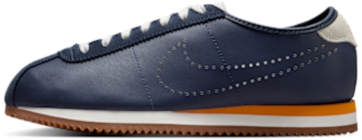 (Women) Nike Cortez Leather Midnight Navy/Summit White/Gum Medium Brown/Bright Ceramic HQ1841-400 (Women) Nike Cortez Leather Midnight Navy/Summit White/Gum Medium Brown/Bright Ceramic HQ1841-400