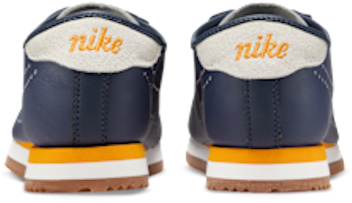 (Women) Nike Cortez Leather Midnight Navy/Summit White/Gum Medium Brown/Bright Ceramic HQ1841-400 Details for (Women) Nike Cortez Leather Midnight Navy/Summit White/Gum Medium Brown/Bright Ceramic HQ1841-400