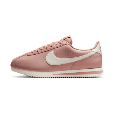 (W) Nike Cortez Leather Particle Pink/Sail