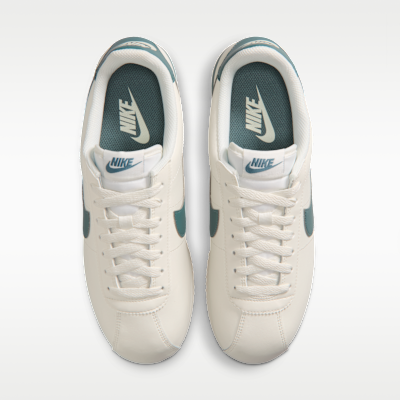 Shop (W) Nike Cortez Leather Sail/Slate Mineral Biru Lelaki Wanita DN1791-118