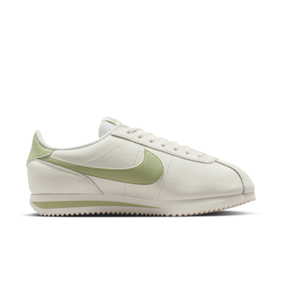 Lookbook (W) Nike Cortez Leather Sail/Olive Aura Putih/Hijau Olive DN1791-117