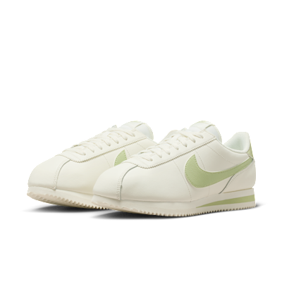 Purchase (W) Nike Cortez Leather Sail/Olive Aura Putih/Hijau Olive DN1791-117
