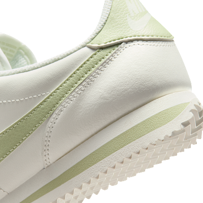 Cheap (W) Nike Cortez Leather Sail/Olive Aura Putih/Hijau Olive DN1791-117