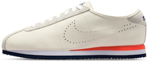 (Women) Nike Cortez Leather Sail/White/Light Crimson/Midnight Navy HQ1841-101 (Women) Nike Cortez Leather Sail/White/Light Crimson/Midnight Navy HQ1841-101