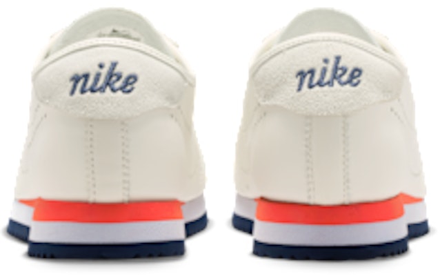 (W) Nike Cortez Leather Sail/Putih/Light Crimson/Midnight Navy HQ1841-101 Details for (W) Nike Cortez Leather Sail/Putih/Light Crimson/Midnight Navy HQ1841-101