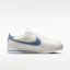 Lookbook (W) Nike Cortez Leather Sail/Work Blue Sepatu Kulit Putih Biru DN1791-119