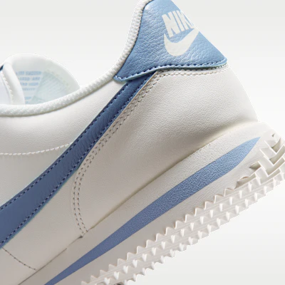 (W) Nike Cortez Leather Sail/Work Blue Sepatu Kulit Putih Biru DN1791-119 Cheap (W) Nike Cortez Leather Sail/Work Blue Sepatu Kulit Putih Biru DN1791-119