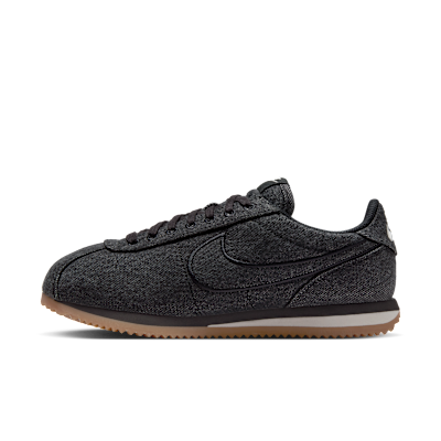 (W) Nike Cortez Textile Black/Sail/Gum Light Brown/Black