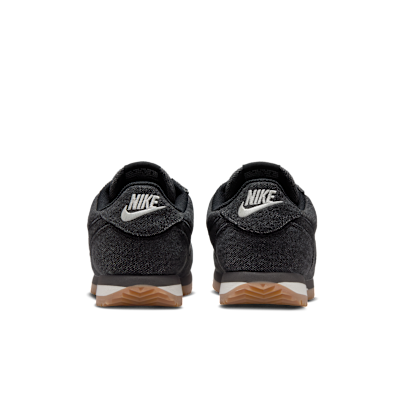 (W) Nike Cortez Textile Black/Sail/Gum Light Brown/Black 圖 6