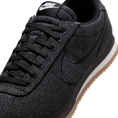 (W) Nike Cortez Textile Black/Sail/Gum Light Brown/Black 圖 7