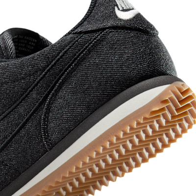 (W) Nike Cortez Textile Black/Sail/Gum Light Brown/Black 圖 8