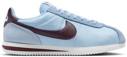 (Women) Nike Cortez Textile Celestine Blue Burgundy Crush DZ2795-405 (Women) Nike Cortez Textile Celestine Blue Burgundy Crush DZ2795-405