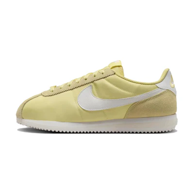 (W) Nike Cortez TXT 'Soft Yellow'