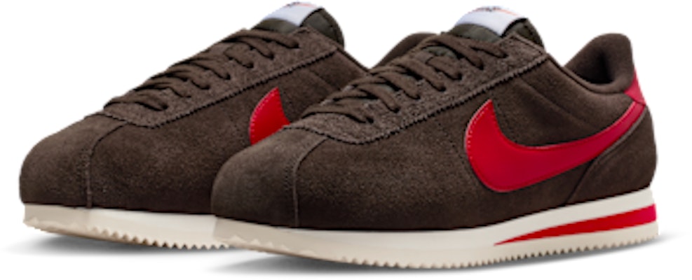 (W) Nike Cortez Terciopelo Marrón/Blanco Roto/Rojo Universitario IB1857-200 Purchase (W) Nike Cortez Terciopelo Marrón/Blanco Roto/Rojo Universitario IB1857-200