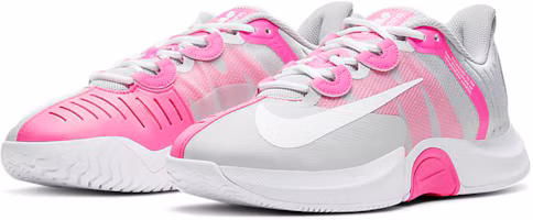 Lookbook Nike Court Air Zoom GP Turbo 粉灰色 女款