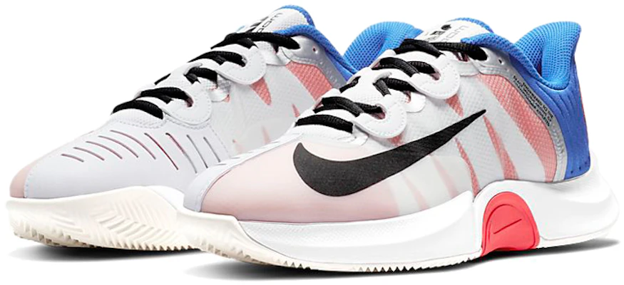 (W) Nike Court Air Zoom GP Turbo ''Blanc Rouge Bleu'' CK7581-100 Lookbook (W) Nike Court Air Zoom GP Turbo ''Blanc Rouge Bleu'' CK7581-100