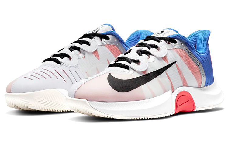 Lookbook (W) （女性用）ナイキコートエアズームGPターボ 'ホワイトレッドブルー' CK7581-100 CK7581-100